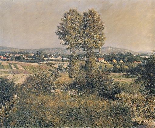Gustave Caillebotte Landscape at Argenteuil